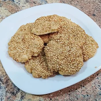 Damascene Barazek Sesame & Pistachio Cookies