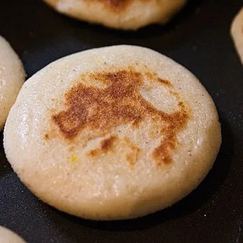 Colombian White Corn Arepas with Cheese