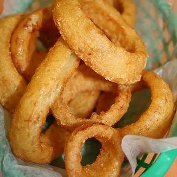 Crispy Golden Battered Onion Rings