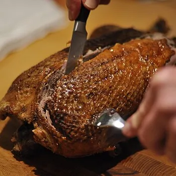 Egyptian Roast Duck with Morta Spiced Onions