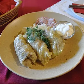 Golubtsi Stuffed Cabbage Rolls with Beef & Rice