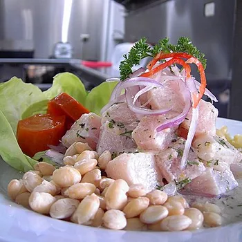 Peruvian Fresh White Fish Ceviche with Lime