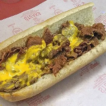 Philly Cheesesteak with Ribeye, Onions & Cheese