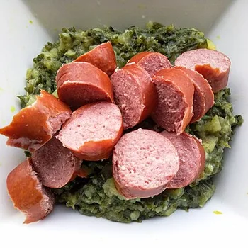 Traditional Dutch Smoked Sausage (Rookworst)