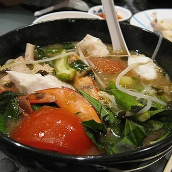 Vietnamese Sour Fish Soup (Canh Chua)