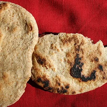 Yemeni Malawah Flaky Tandoor Flatbread with Ghee